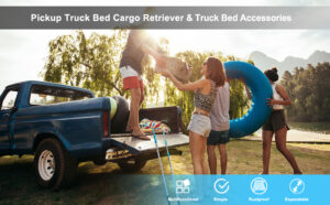 polyhnia truck cargo grabber pickup truck bed cargo retriever, 6 ft cargo bar extendable pickup hook, truck bed accessories