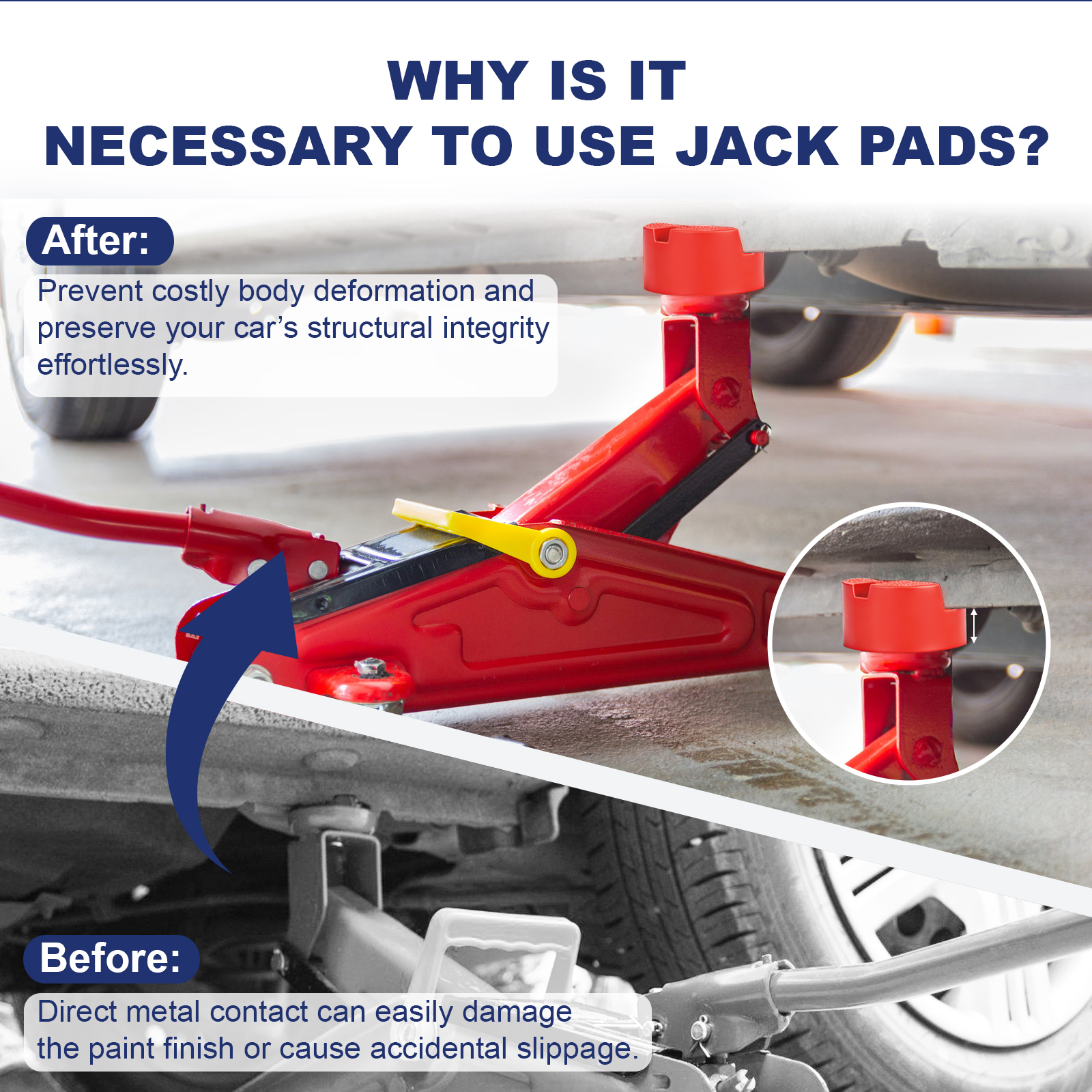 pinch weld jack pad,two depths x grooves universal floor jack pad adapter, thickened and grippy rubber provide cushion and support,frame rail protector,3.2x 3.2 x 1.9 in, 1 pcs pinch weld jack pad,two depths x grooves universal floor jack pad adapter, thickened and grippy rubber provide cushion and support,frame rail protector,3.2x 3.2 x 1.9 in, 1 pcs
