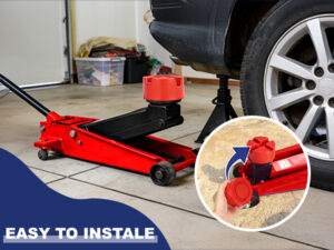 pinch weld jack pad,two depths x grooves universal floor jack pad adapter, thickened and grippy rubber provide cushion and support,frame rail protector,3.2x 3.2 x 1.9 in, 1 pcs