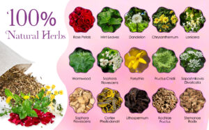 yoni steam herbs for cleansing,100% organic v steam herbs for yoni steaming, menstrual support, ph balance (pure plant formula has no perfume and strong fragrance)